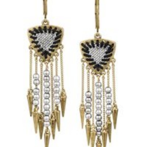 Sam Edelman Fringe Drop Earrings - Picture 1 of 3